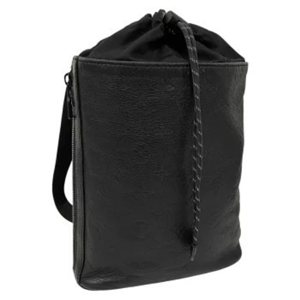 LOUIS VUITTON Chalk Sling Bag Monogram Crossbody Black